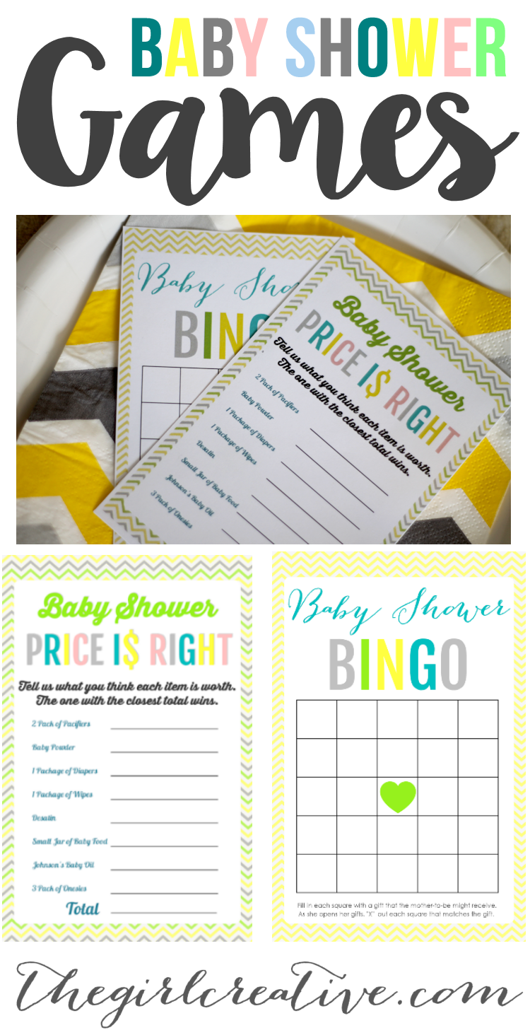 Printable Baby Shower Games