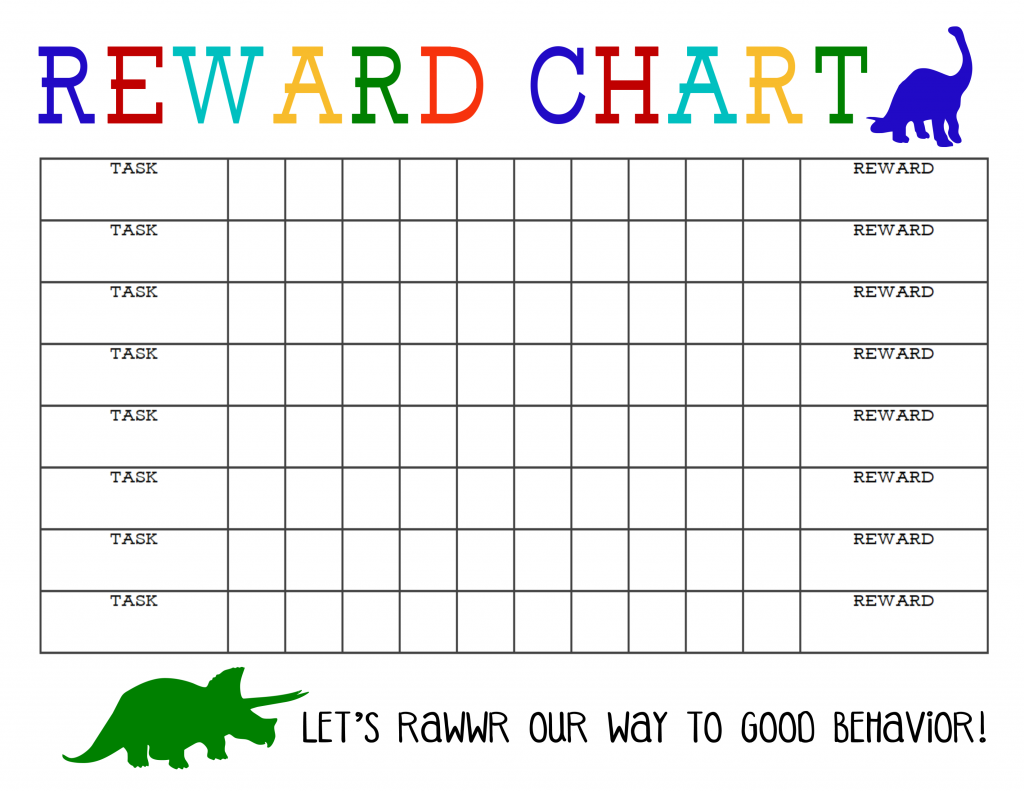 free reward chart templates