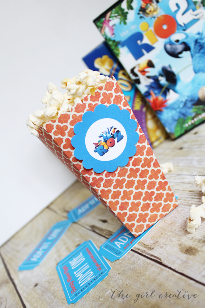 family movie night with printable tickets the girl creative