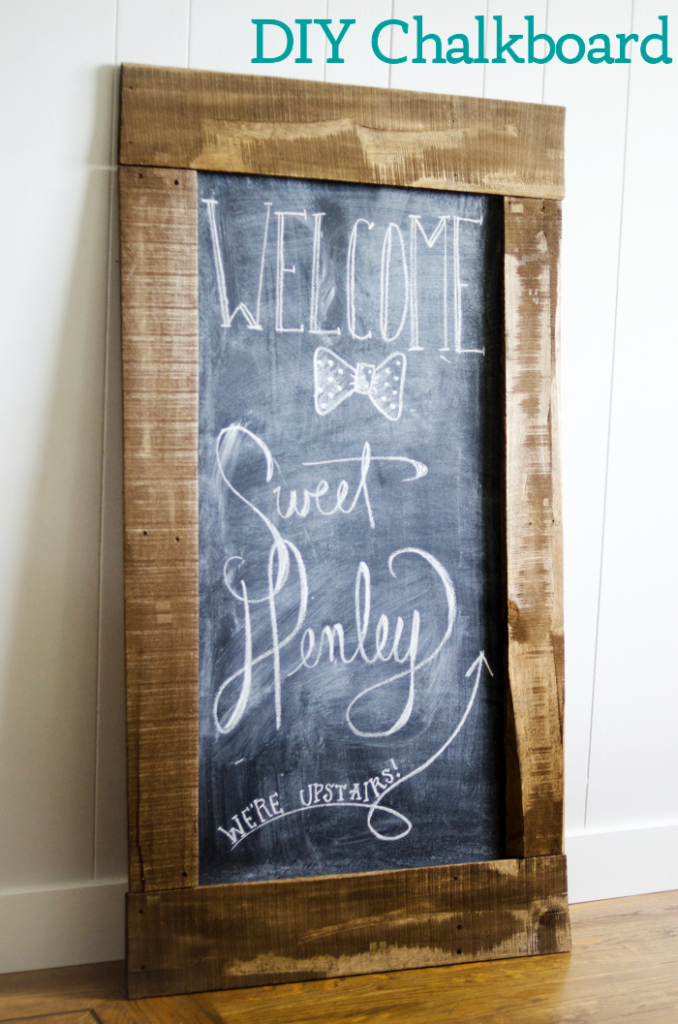 Giant DIY Chalkboard - The Girl Creative