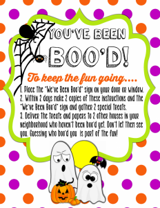 You’ve Been Boo’d - The Girl Creative