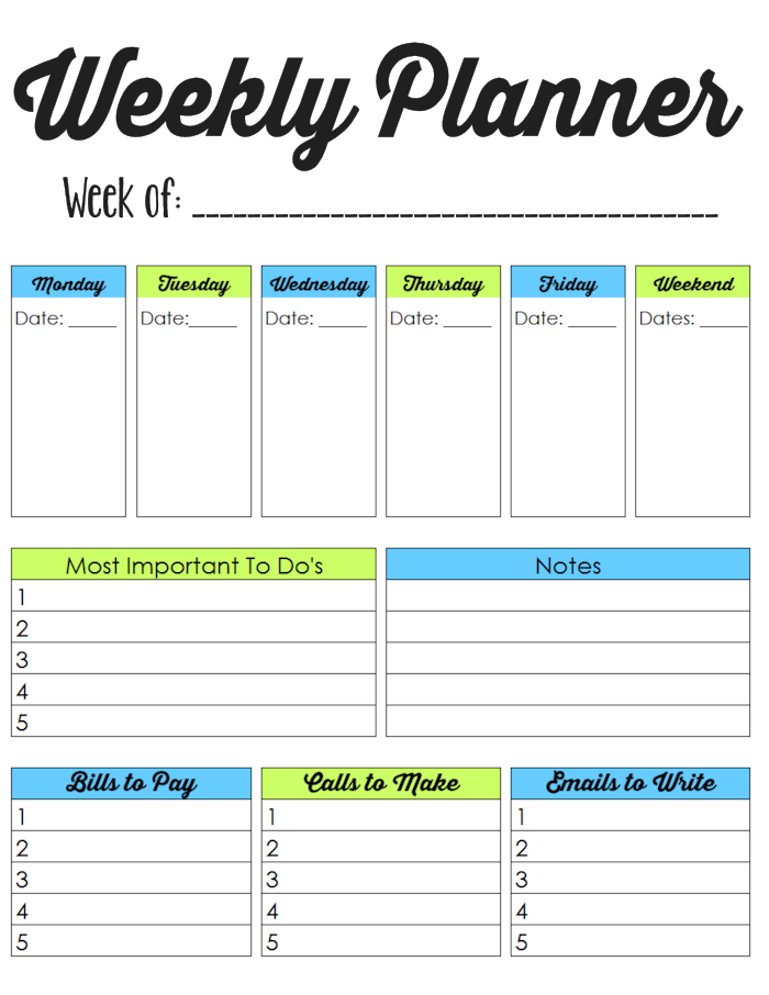 Printable Updated Family Binder