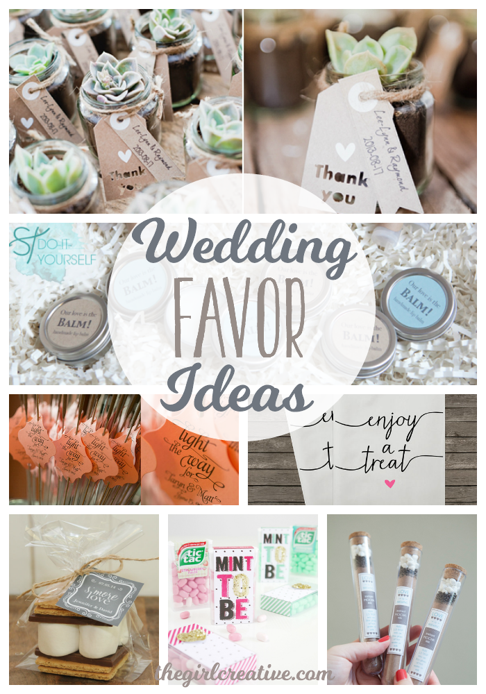 Unique Wedding Favor Ideas