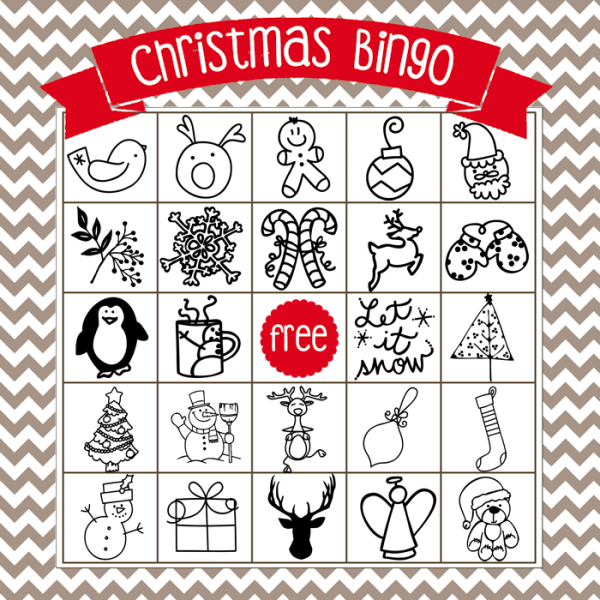 Printable Christmas Bingo Game – in English and Spanish - The Girl Creative