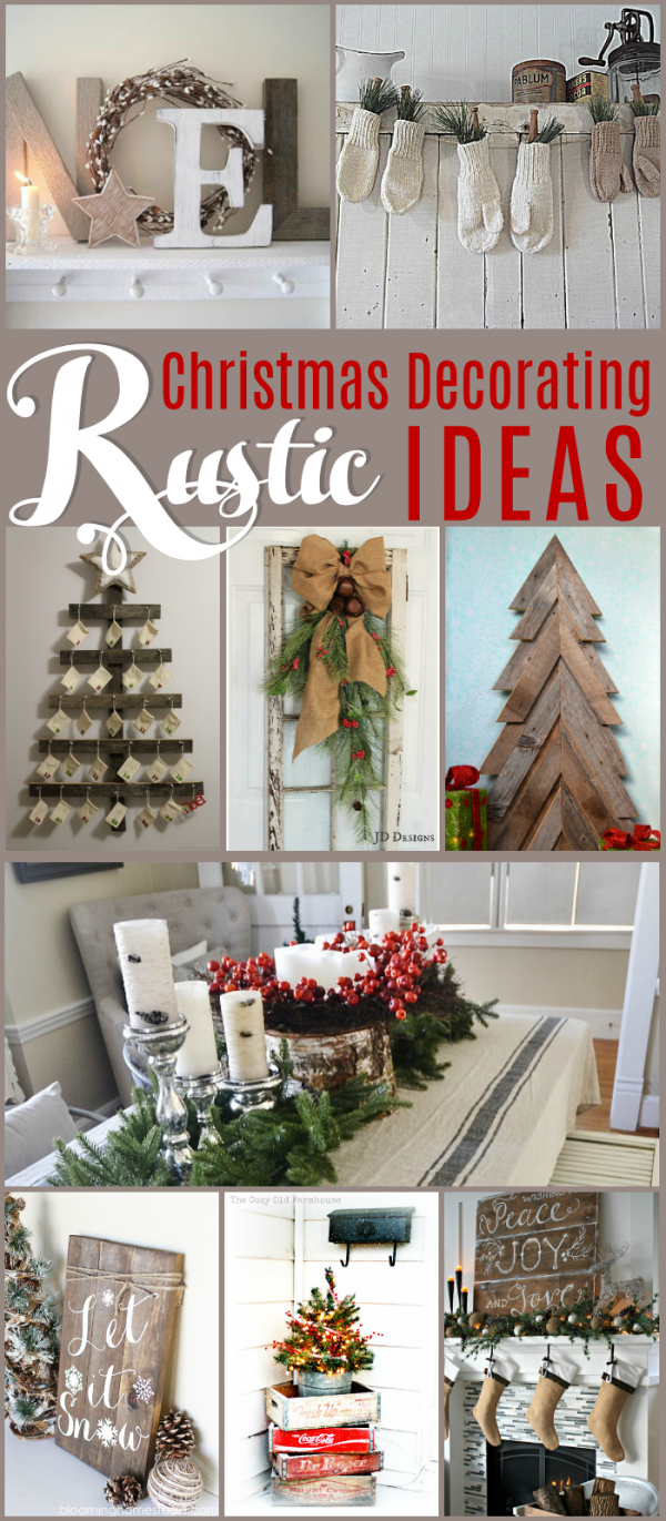 Farmhouse Christmas Decorating Ideas and Tutorials - The Girl Creative