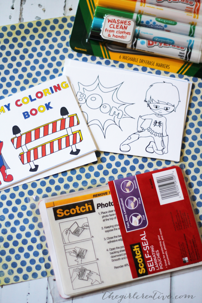 Dry Erase Coloring Book For Boys | Free Printable - The Girl Creative