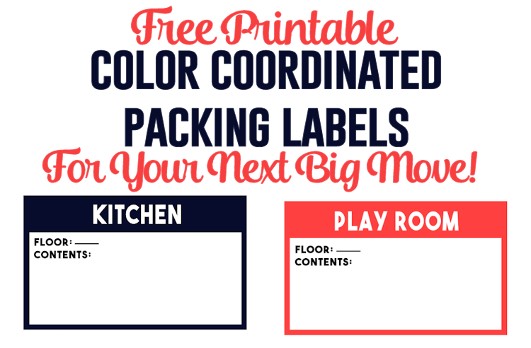 Free Printable Labels For Moving Boxes