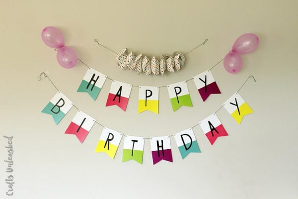 Free Printable Birthday Banners - The Girl Creative