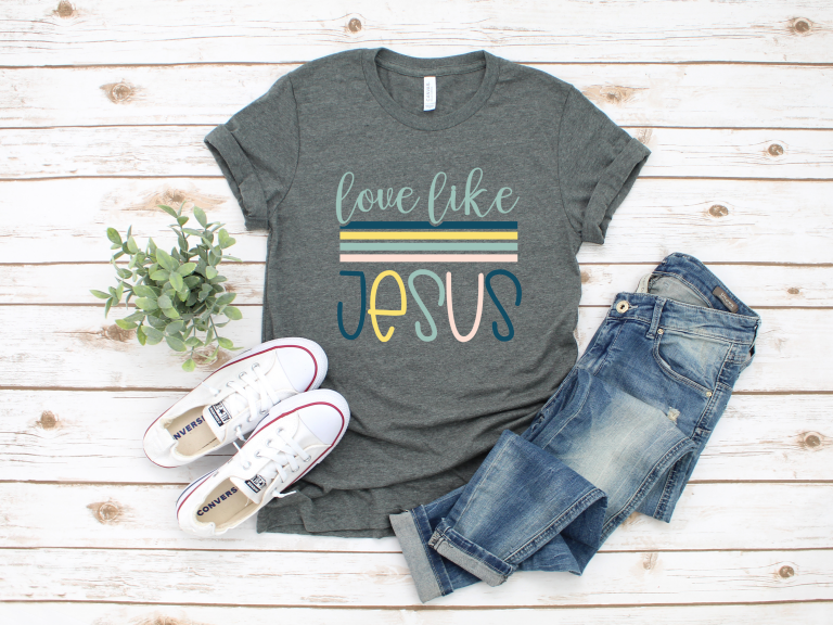 LOVE LIKE JESUS SVG - The Girl Creative