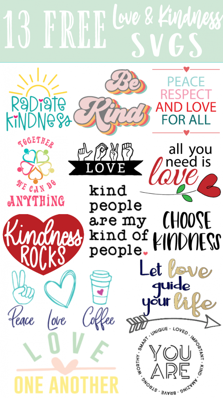 Free Love One Another SVG - The Girl Creative