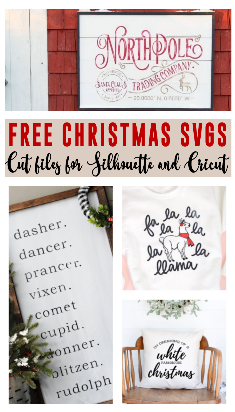 43 Free Christmas SVG Cut Files for Cricut Crafting - The Girl Creative