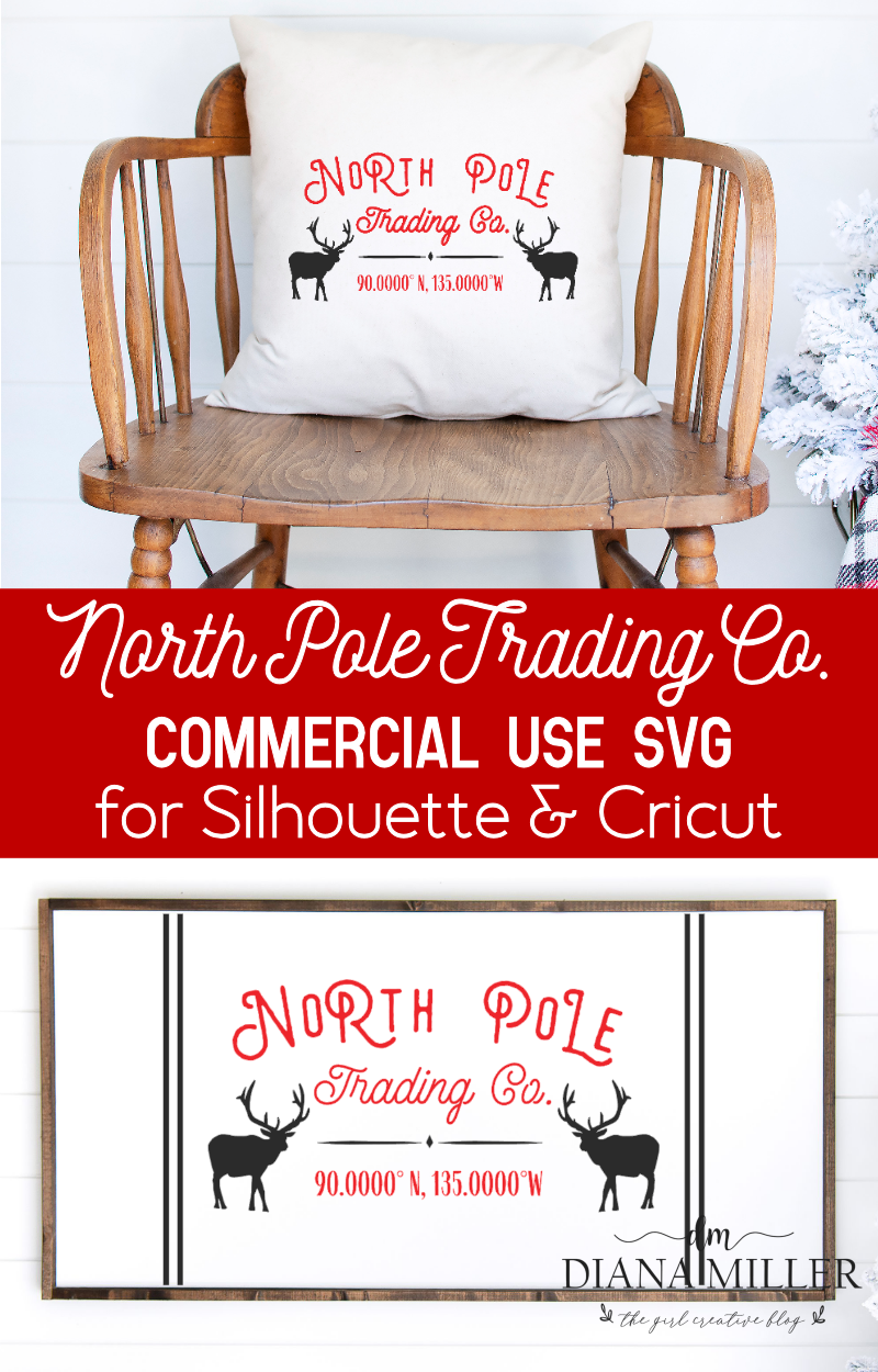 North Pole Trading Company SVG - The Girl Creative