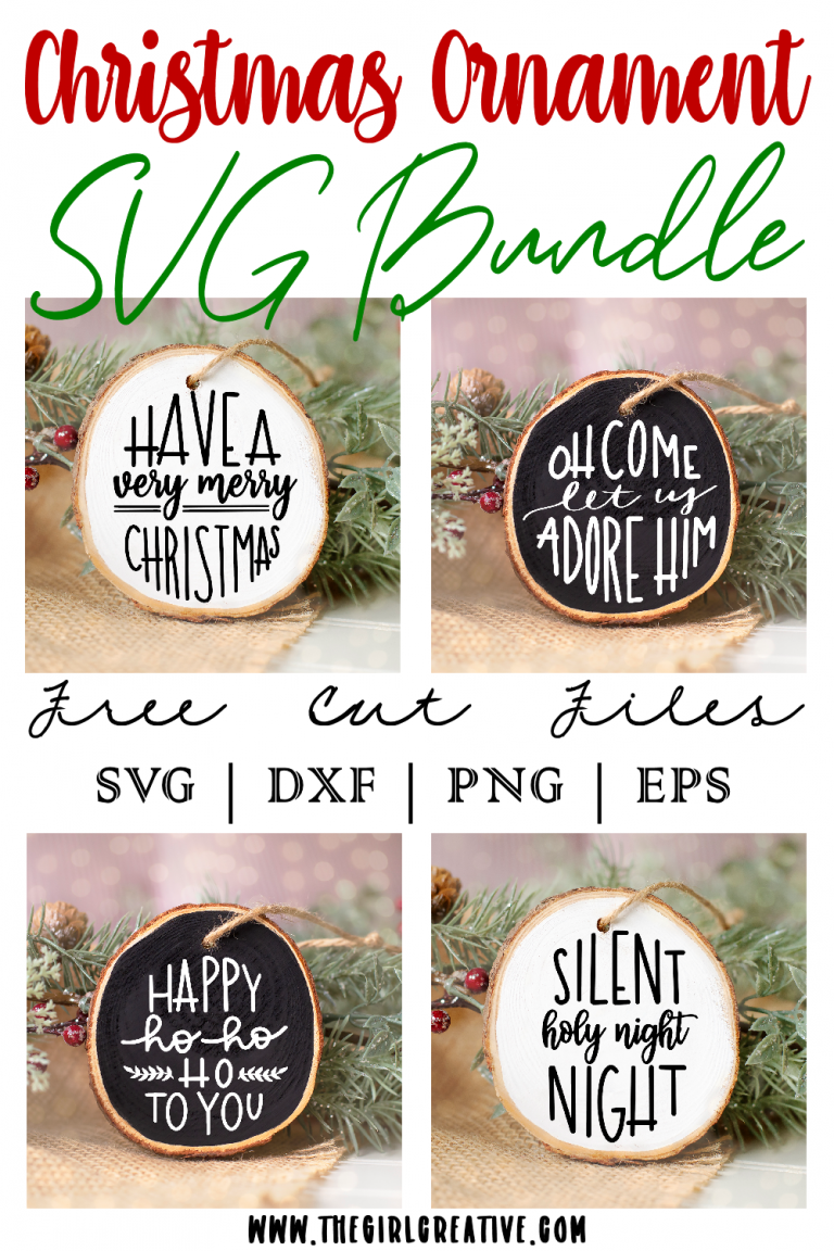 Download Free Christmas Ornament SVG Bundle - The Girl Creative