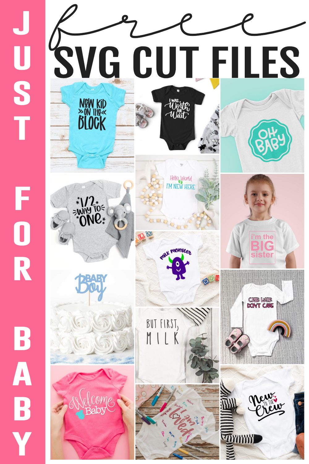 Free SVGs for Baby - The Girl Creative