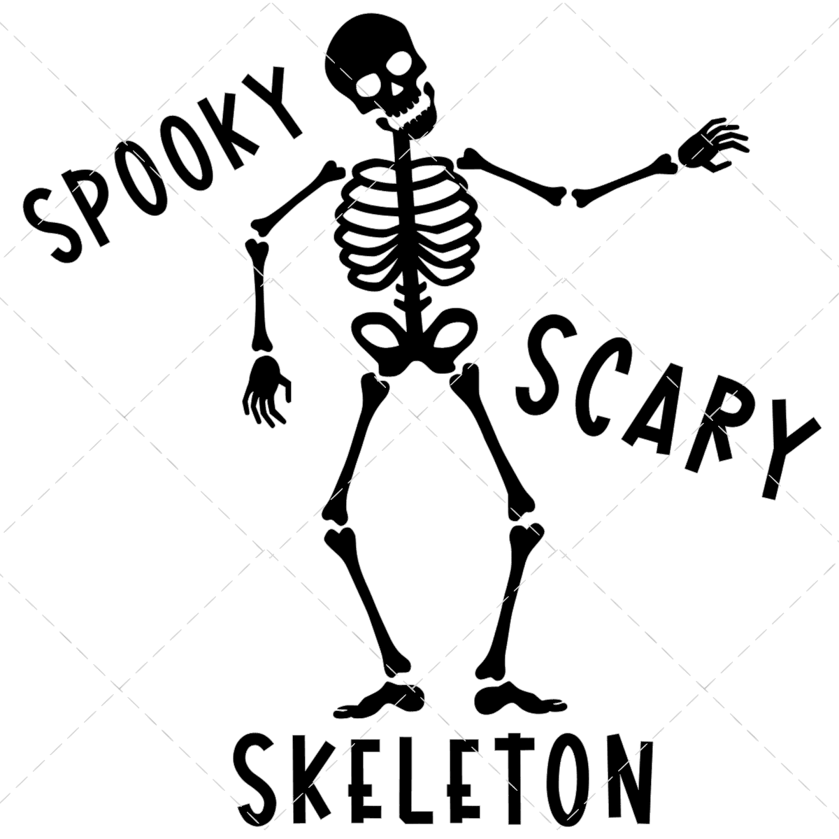 spooky skeleton png