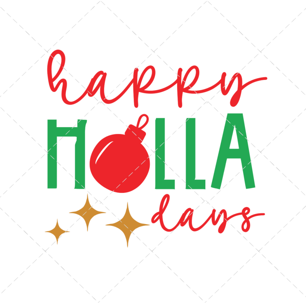 HAPPY HOLLA DAYS - The Girl Creative