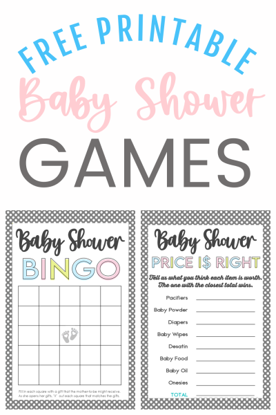 Baby Shower Bingo Game: Free Baby Bingo Printable - The Girl Creative