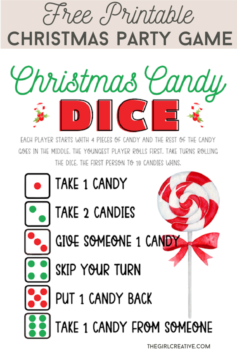 Free Christmas Activity and Game Printables - The Girl Creative