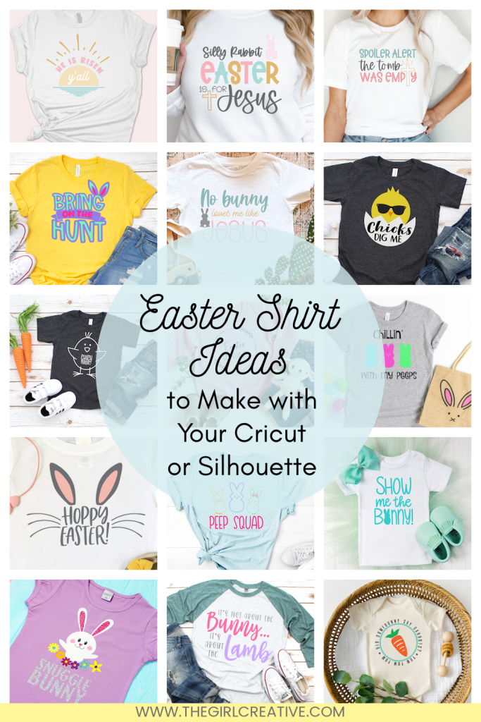 19 Easter Shirt Ideas to Make with Your Cricut - The Girl Creative