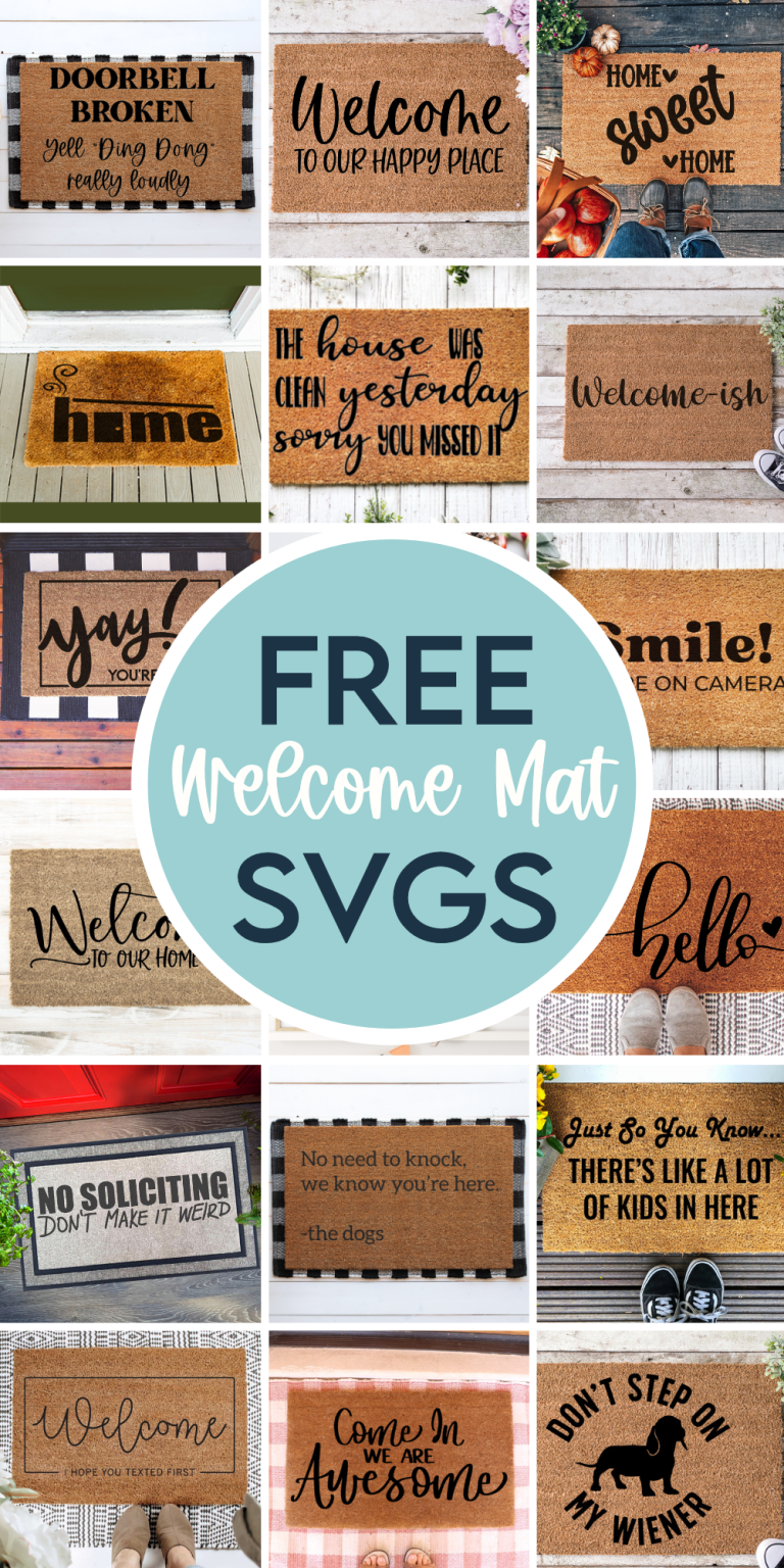 Funny Welcome Mat SVG - The Girl Creative