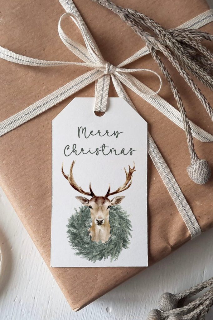 Printable Christmas tags for Holiday Gift Wrapping - The Girl Creative