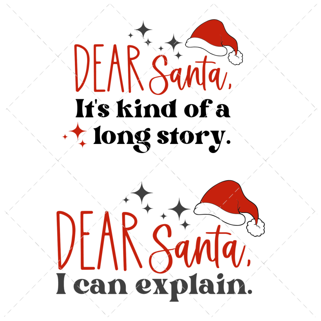 FREE Dear Santa CHRISTMAS SVG - The Girl Creative