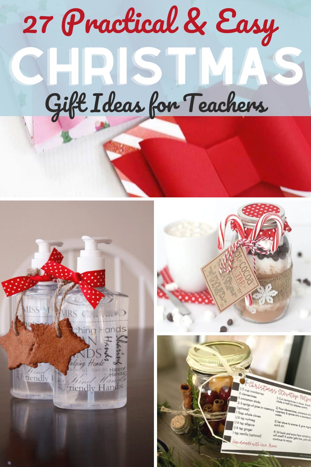 21 of the Best DIY Teacher Gift Ideas + 1 Mind Blowing Hack to Help You  Give the Perfect Gift Every Time | Diy teacher gifts, Teacher christmas  gifts, Teacher christmas