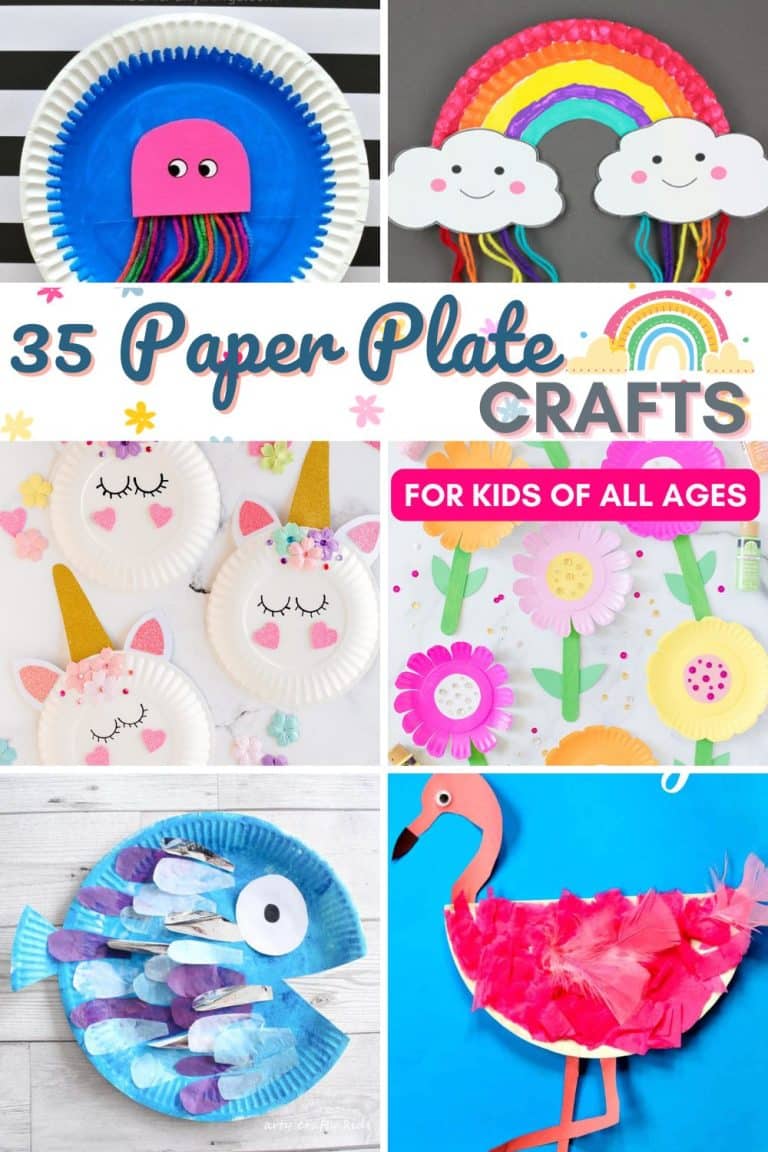 35 Fun Paper Plate Crafts for Kids of All Ages - The Girl Creative