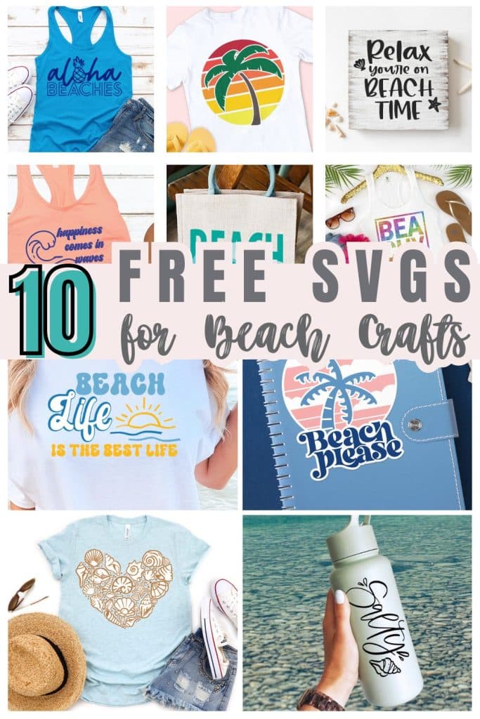 Free Beach SVG Files for Cricut and Silhouette - The Girl Creative