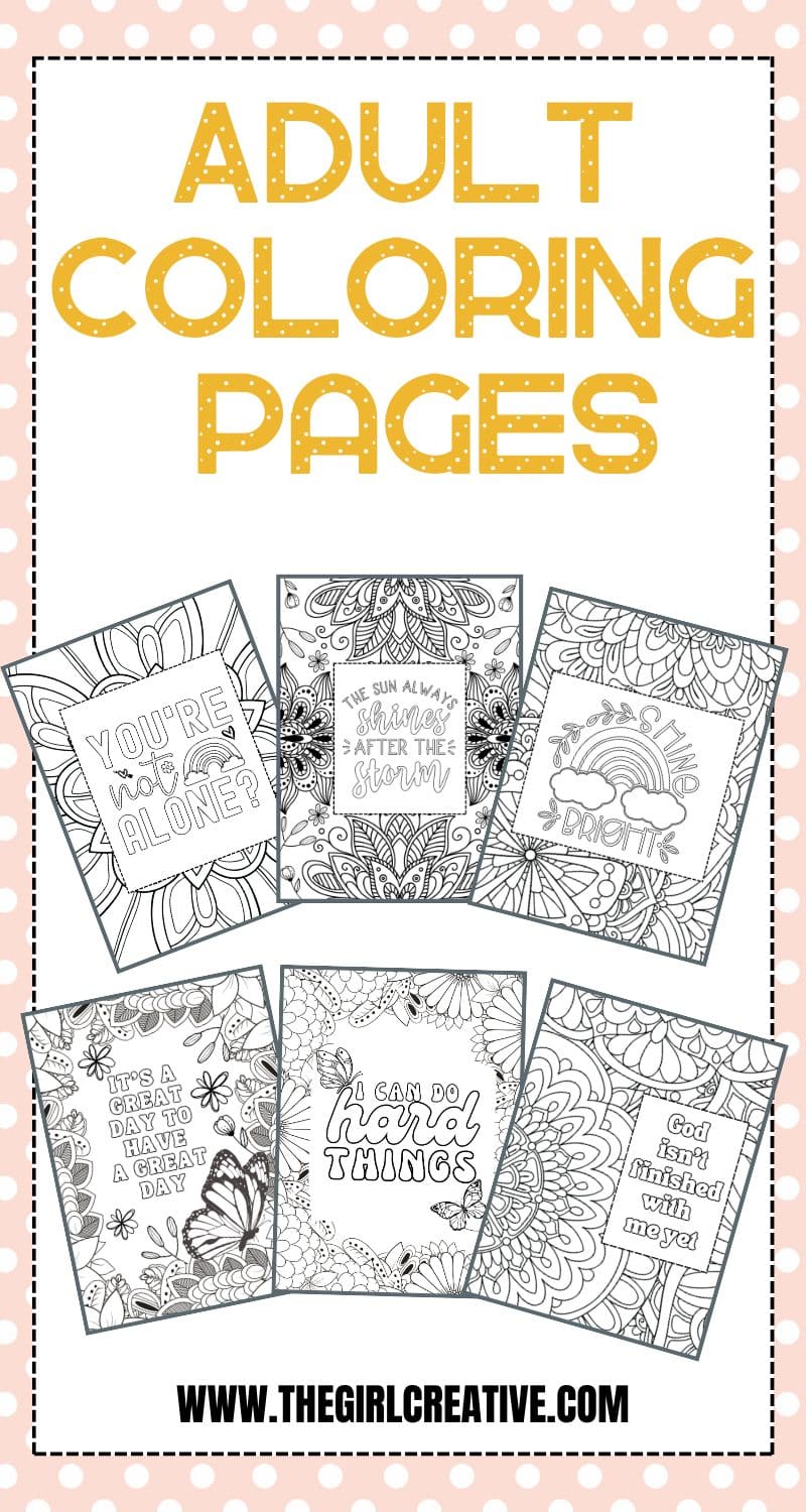 Cute Girs adult Coloring Pages, Digital Coloring Pages Printable, Coloring  Book Printable, Stress Relieving 
