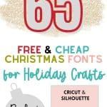 65 OF THE The Best Christmas Fonts that are Cheap or Free