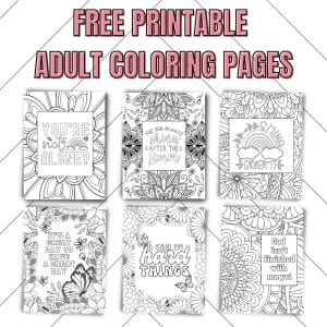 Adult Coloring Pages - The Girl Creative