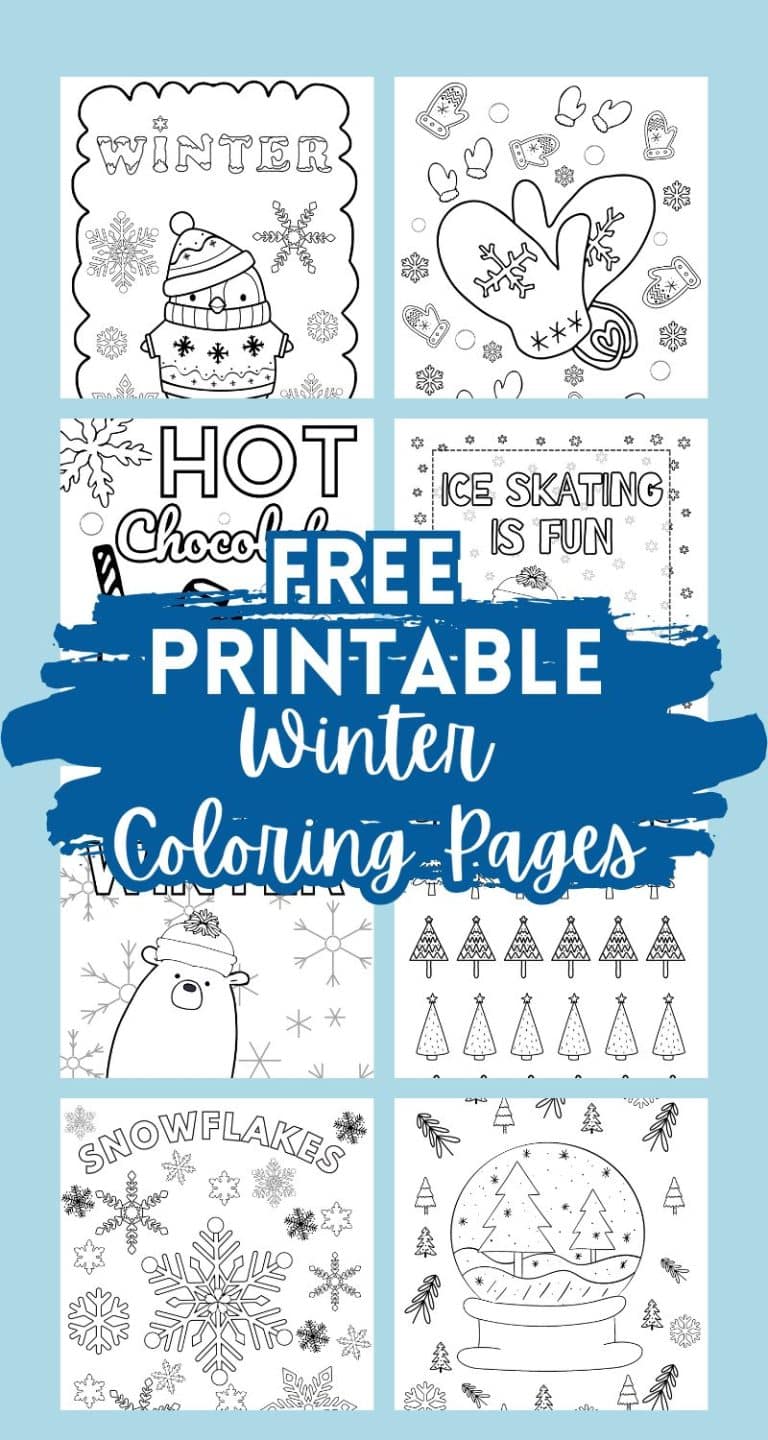 Free Printable Winter Coloring Pages That Kids of All Ages Will Enjoy ...