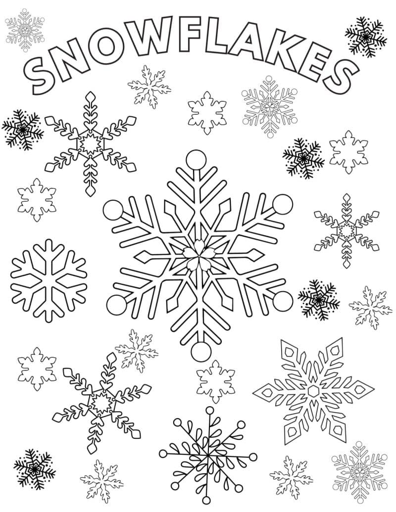 Free Printable Winter Coloring Pages That Kids of All Ages Will Enjoy ...