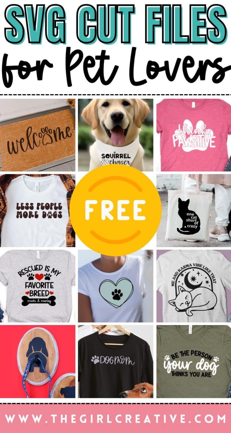 Free SVGs for Pet Lovers That Make Great Gifts - The Girl Creative