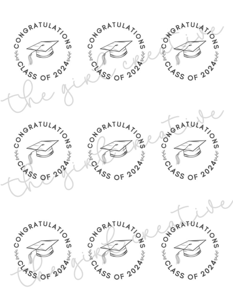 Class of 2024 labels