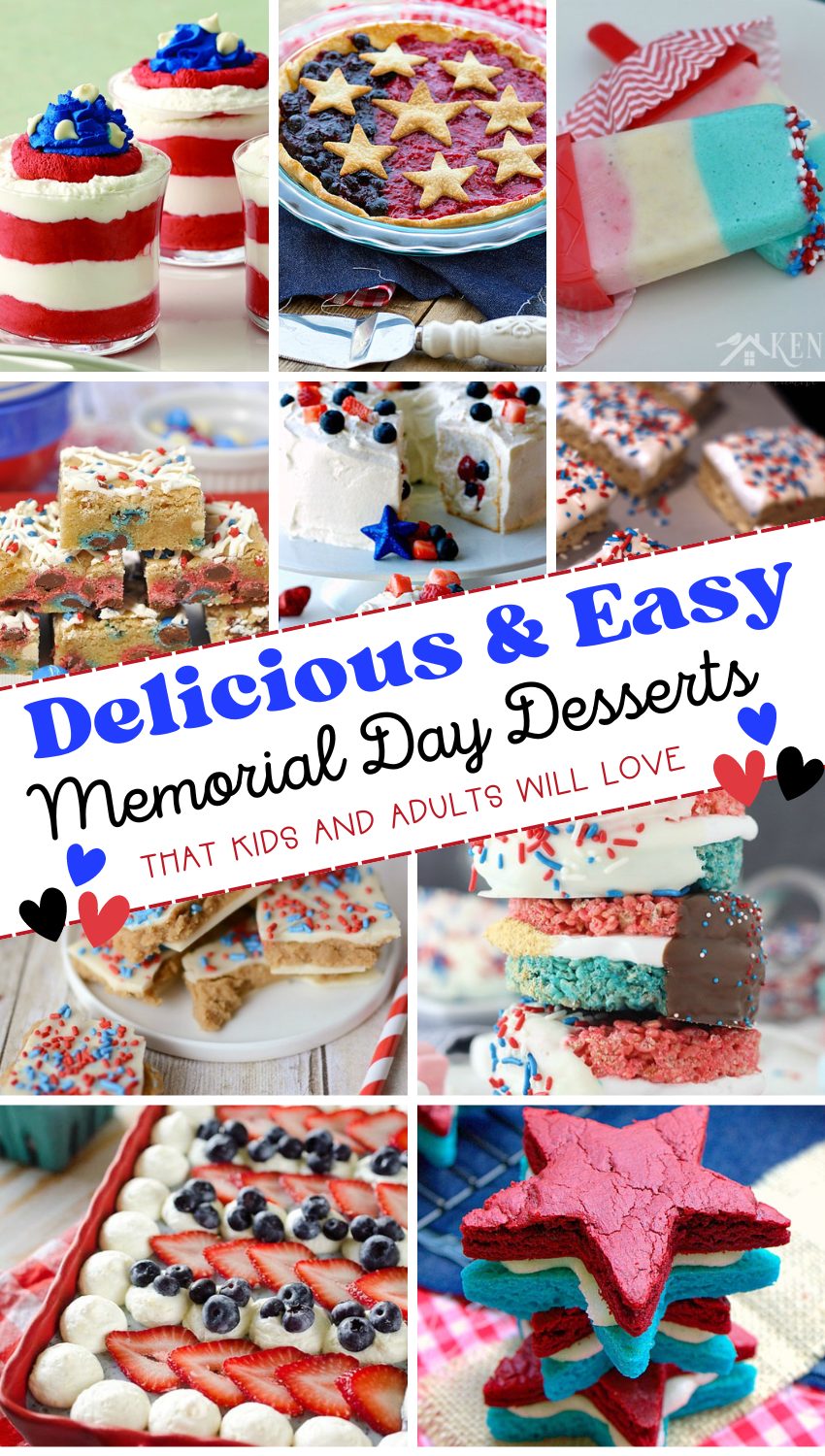 Red,White and Blue Desserts