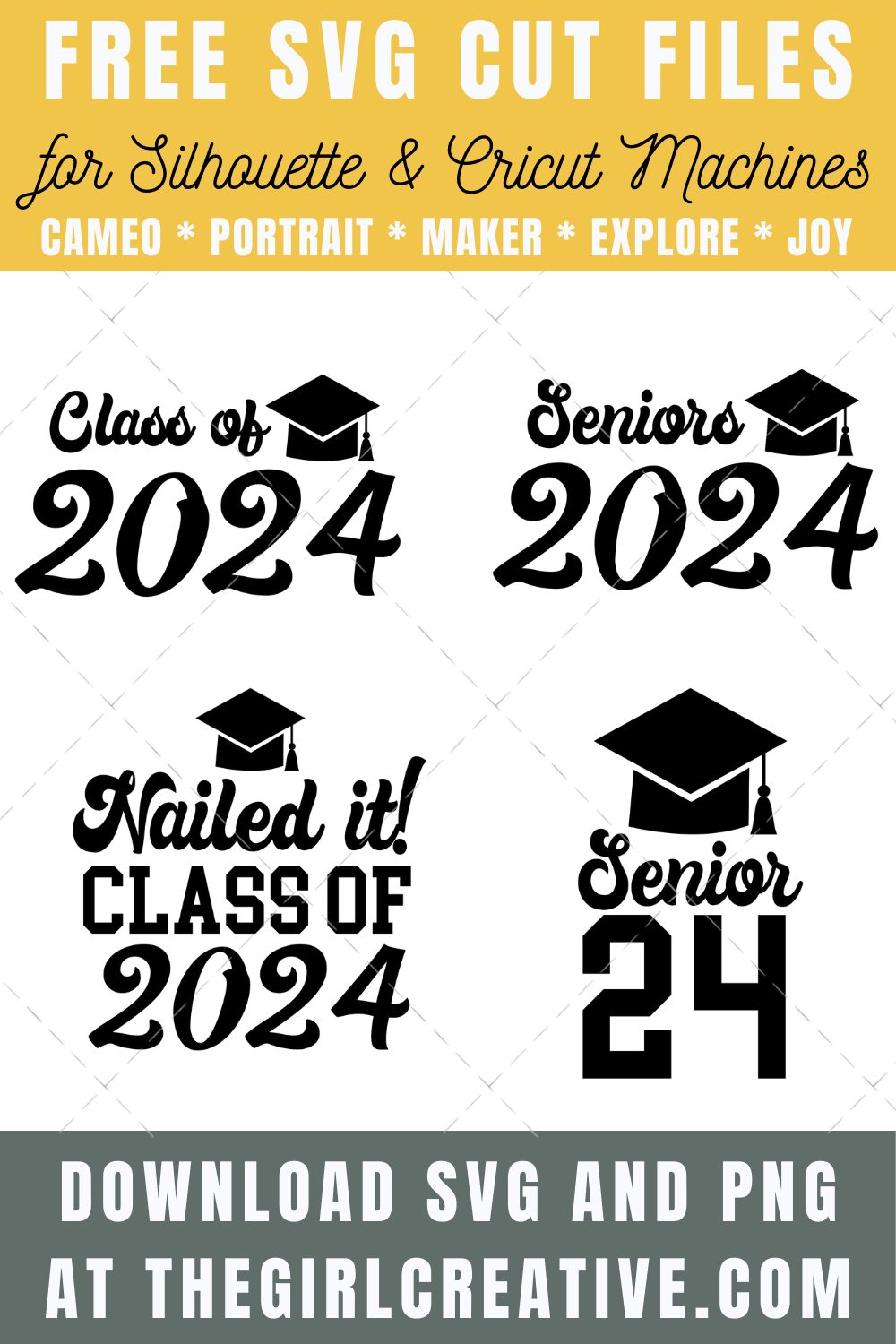 Free Graduation SVGs for the Class of 2024