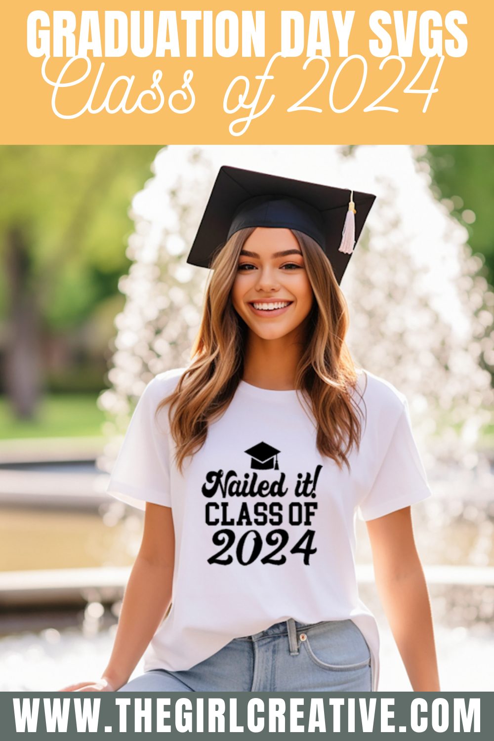 Free Nailed It Class of 2024 Graduation SVG