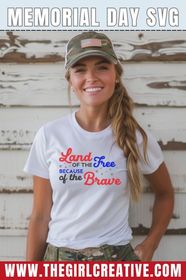 Land of the Free because of The Brave SVG / America SVG / Cut File / Clip art / Silhouette / 4th of July SVG