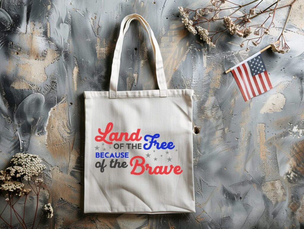Land of the Free Tote Bag