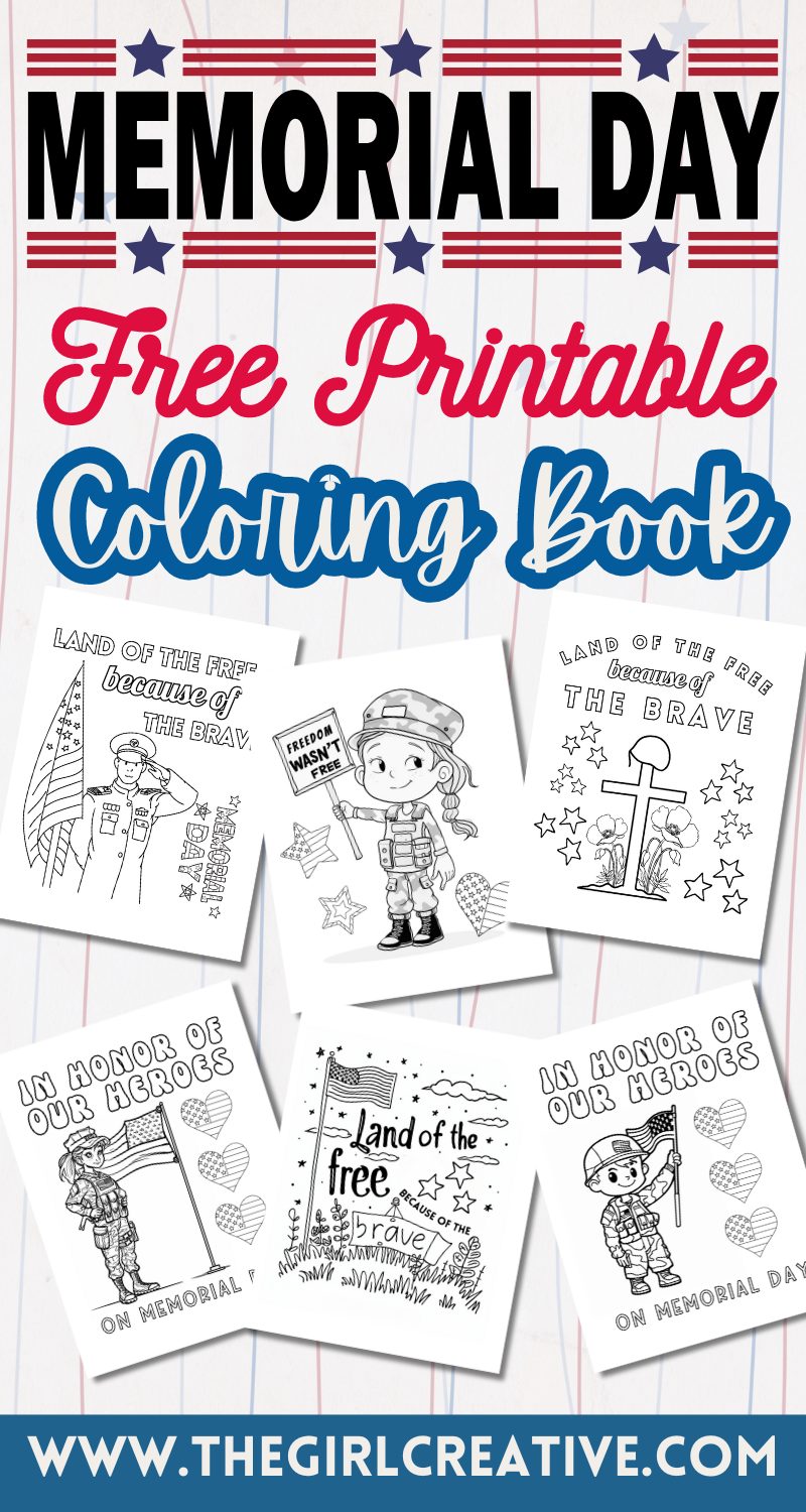 Memorial Day Coloring Book Free Printable PDF