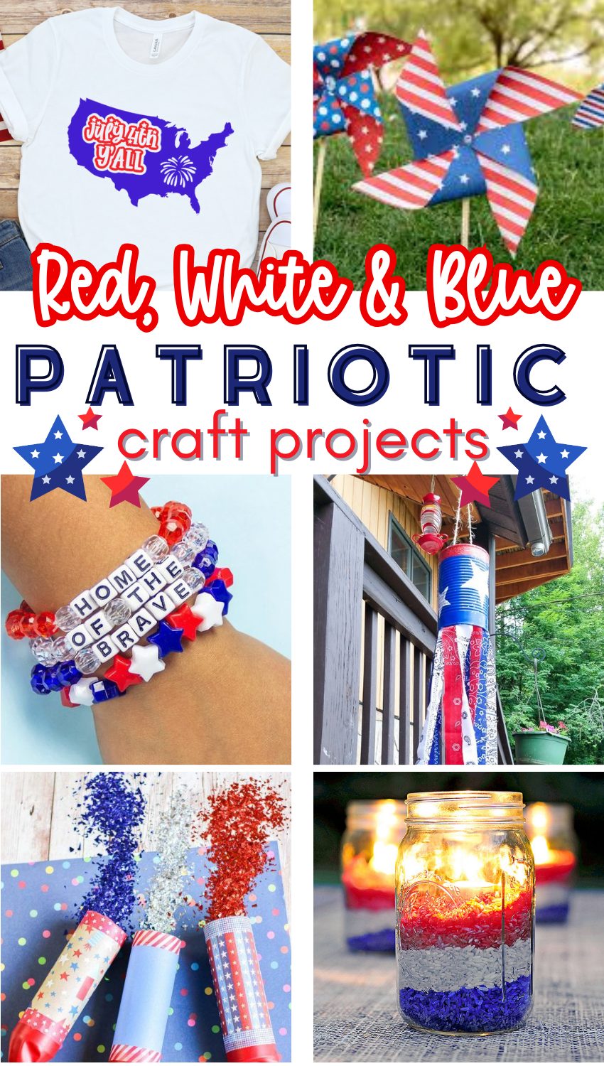 Red White and Blue Patriotic Craft Projects
