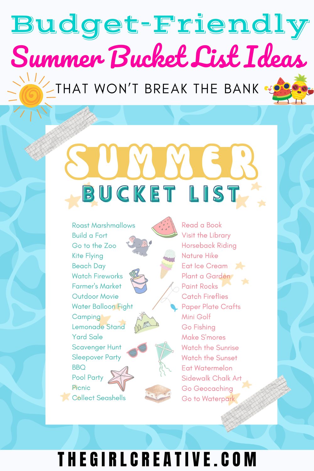 Budget Friendly Summer Bucket List Ideas