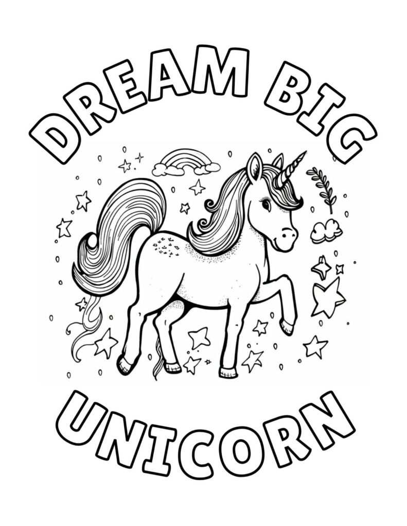 DREAM BIG UNICORN