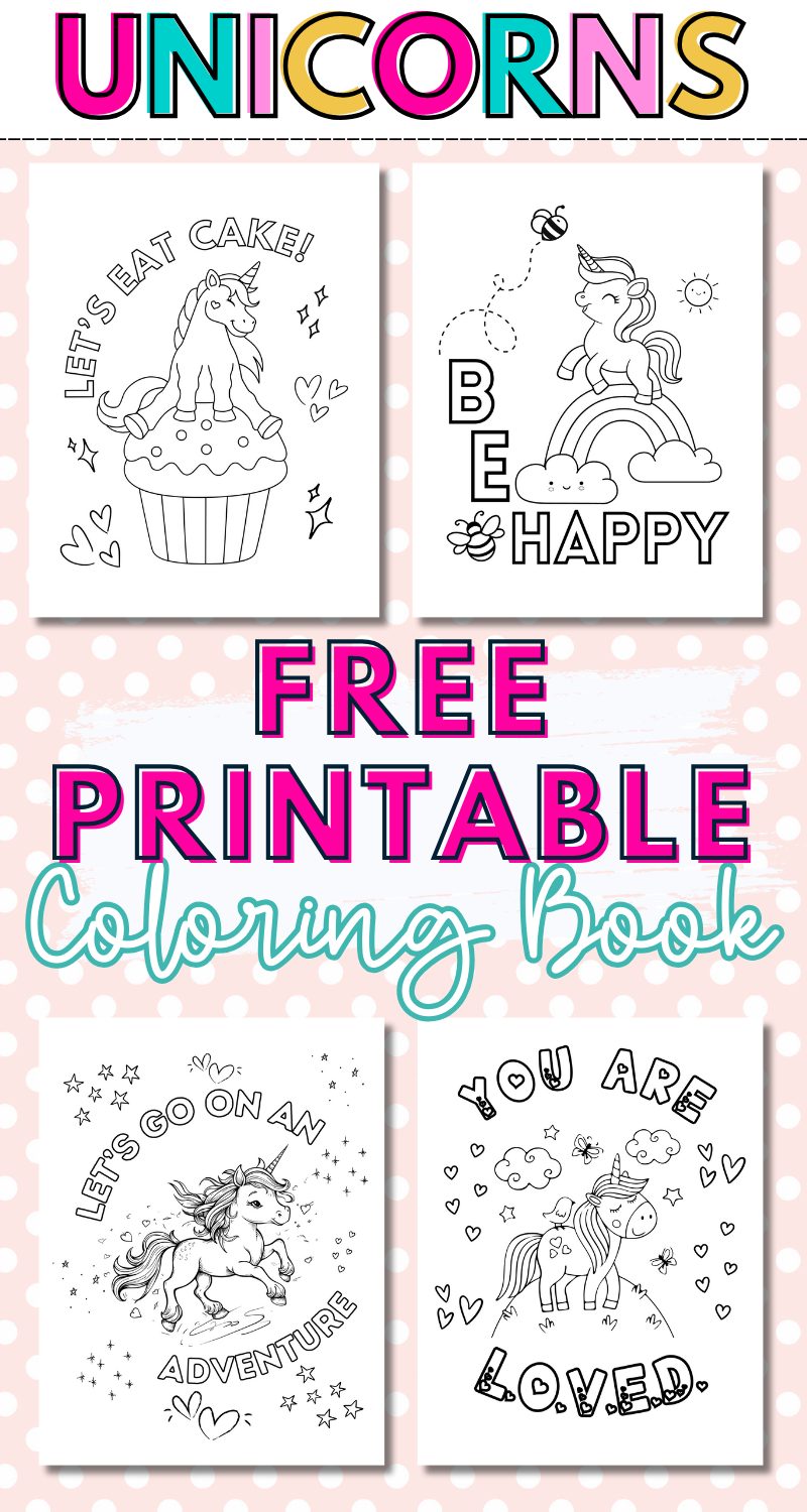 Free Printable Unicorn Coloring Pages