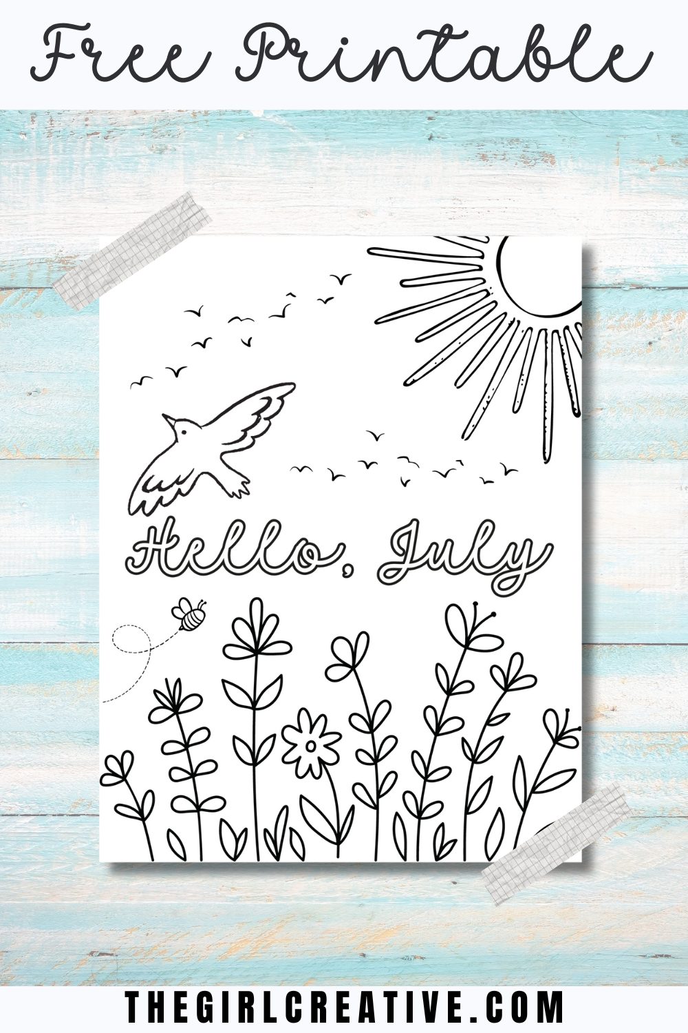 Free Printable for July