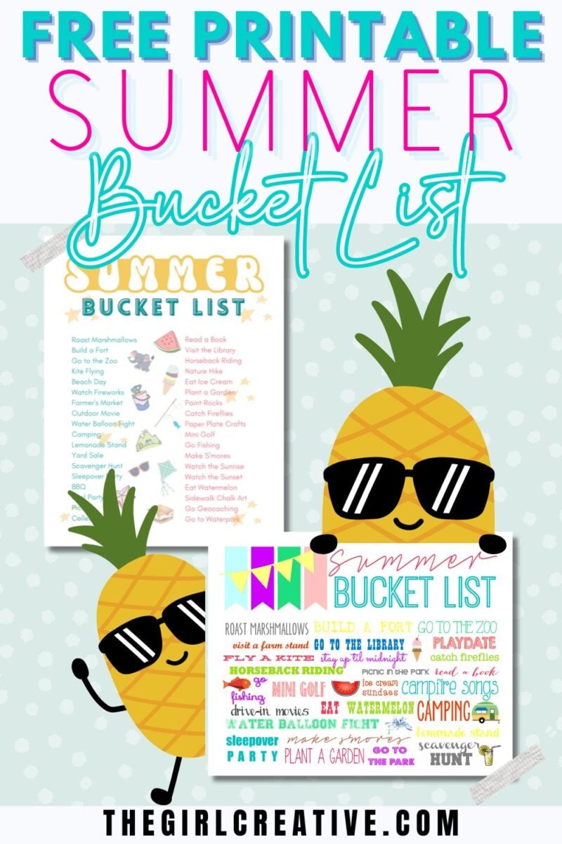 36 Budget-Friendly Summer Bucket List Ideas + Free Printable - The Girl ...