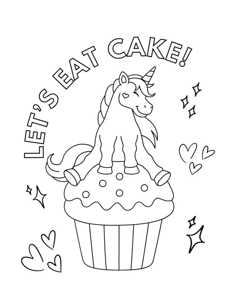 Let's Eat Cake Unicorn