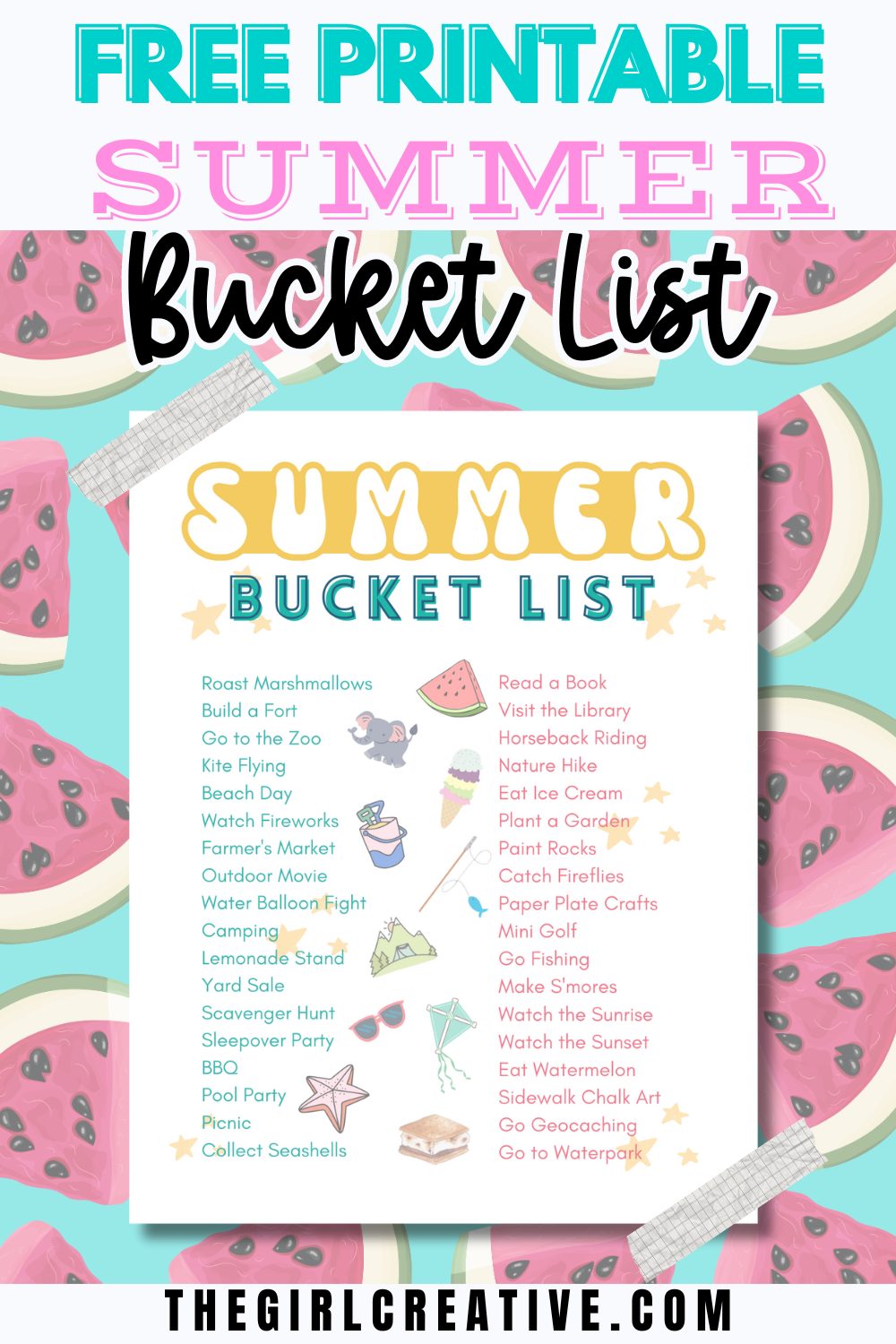 Summer Bucket List to Keep Kids Busy